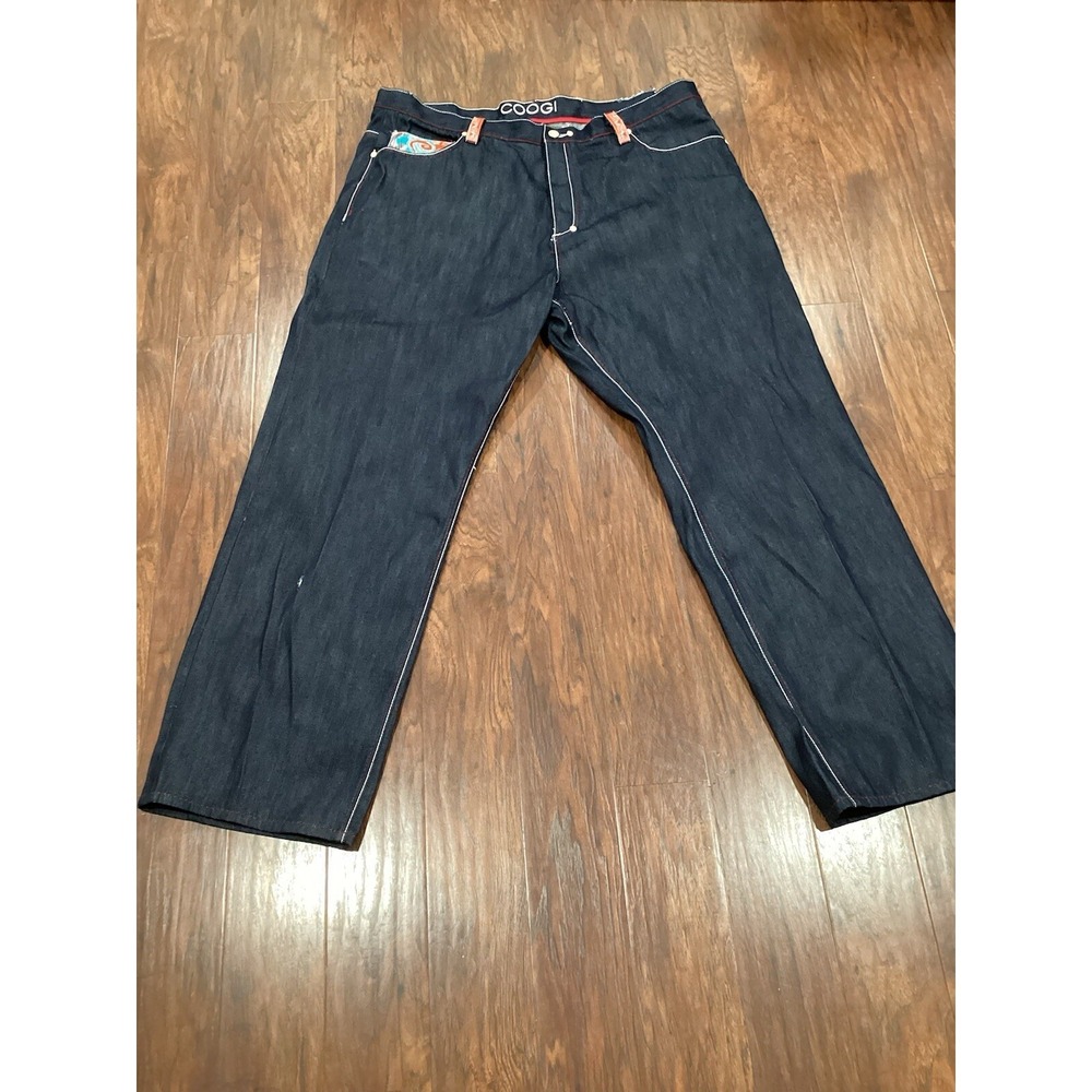 Coogi Jeans Embroidered Y2K Hip Hop W48 L36